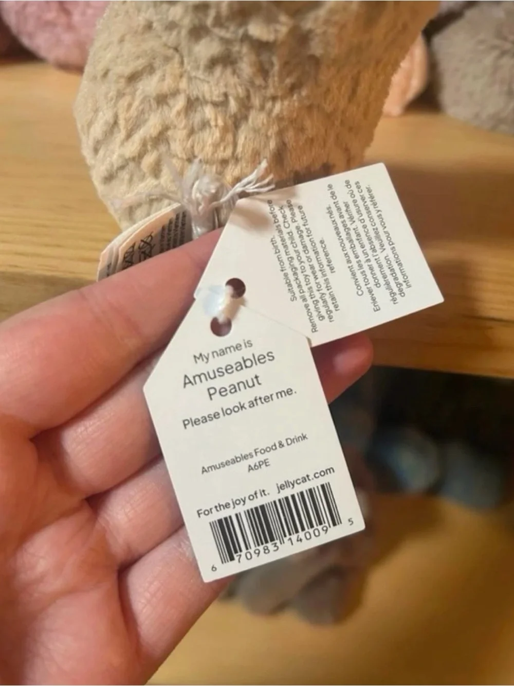 Jellycat Amuseables Peanut